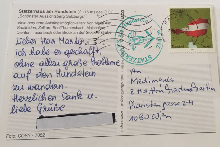 Postkarte medimpuls